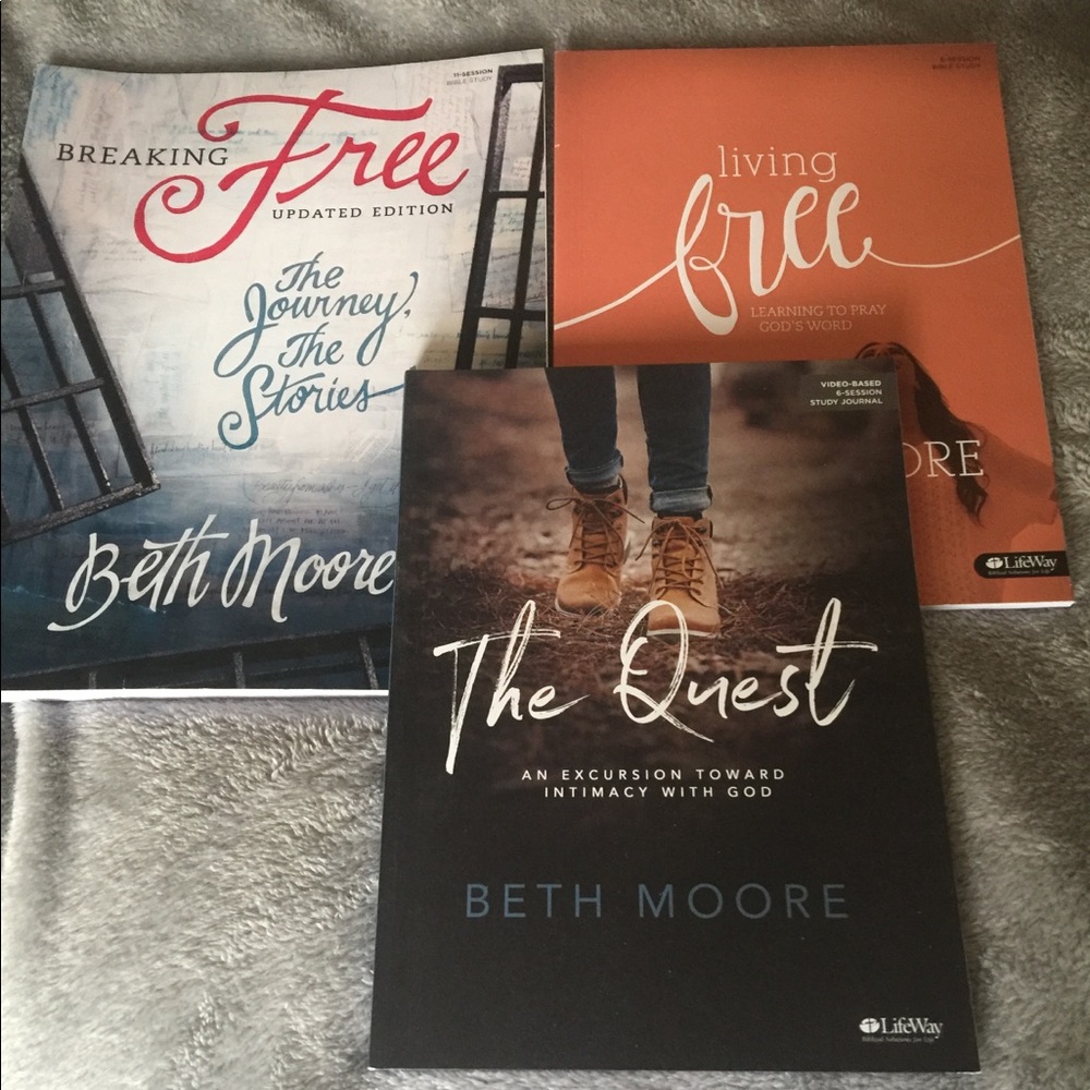 Beth Moore Bible Study Workbooks Set of 3